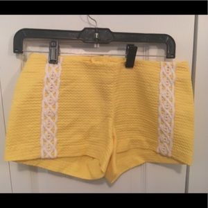 Yellow Lilly Pulitzer Shorts